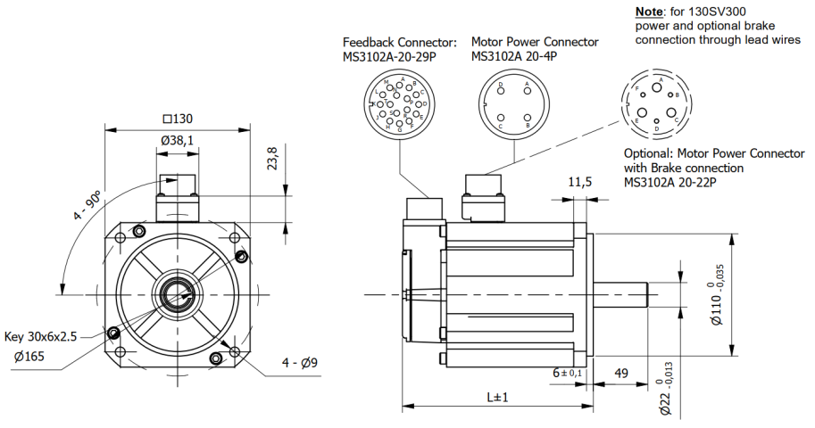 Tech 130SV200-48V-30EA1
