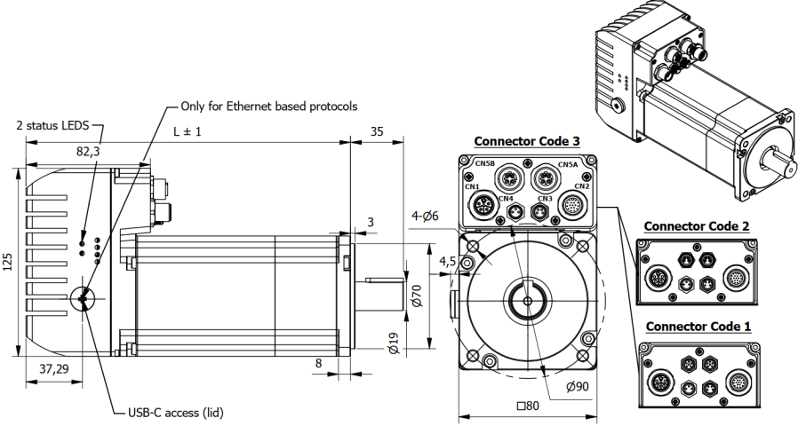 Tech IVI080 1000NX3000 H-S200