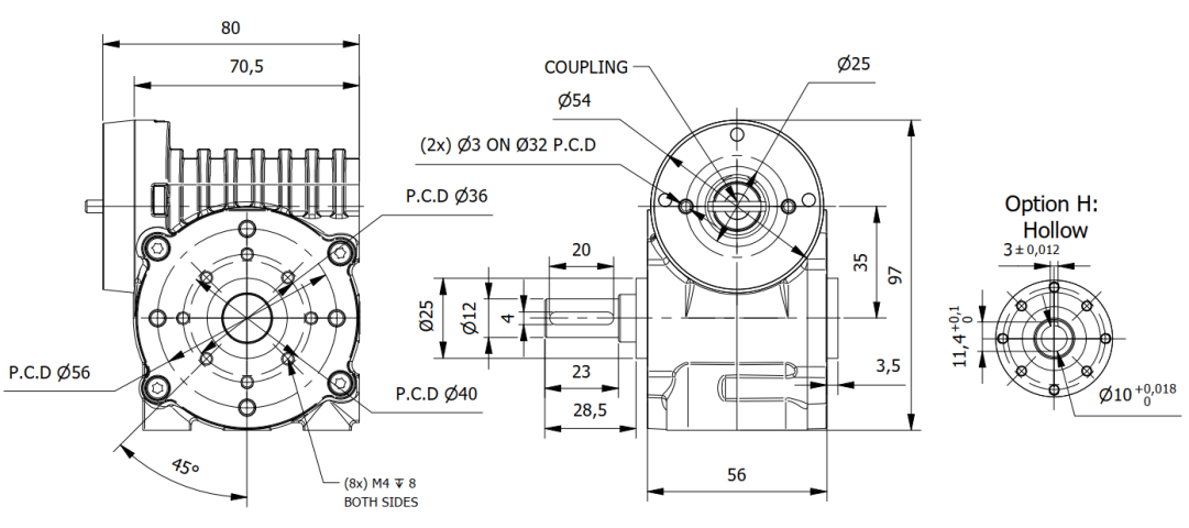 Tech GW80-X-10-C